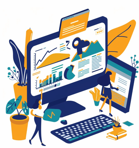 Virtual work benefits illustration